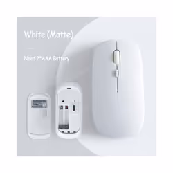 Wireless Mouse Battery Bluetooth-compatible Mice Wireless Computer Mause Ergonomic Gaming Mouse for Laptop PC Pad Mouse Gamer ...