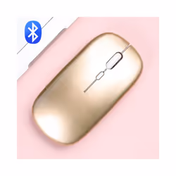 Wireless Mouse Battery Bluetooth-compatible Mice Wireless Computer Mause Ergonomic Gaming Mouse for Laptop PC Pad Mouse Gamer - White