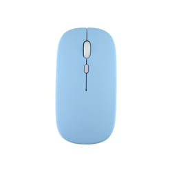 Wireless Bluetooth Mouse For iPad Samsung Huawei Lenovo MiPad Android Windows Tablet Battery Mouse For Laptop Notebook Computer - Blue