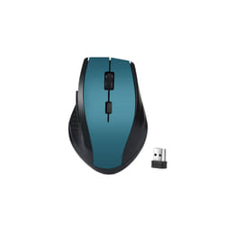 2.4GHz Wireless Optical Mouse for PC Gaming Laptops Game 6 Keys Wireless Mice with USB Receiver Computer Mouse - Blue
