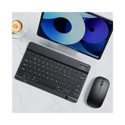 Wireless Mouse Dual Modes Bluetooth-compatibl Portable Office Mouse for Laptop Notebook PC MacBook Battery Gaming Mouse - A Keyboard mouse
