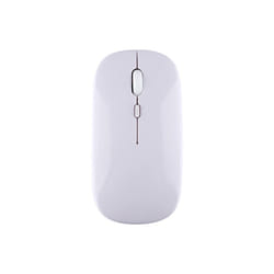 Wireless Bluetooth Mouse For iPad Samsung Huawei Lenovo MiPad Android Windows Tablet Battery Mouse For Laptop Notebook Computer - white