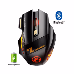 Rechargeable Wireless Mouse Bluetooth Gamer Gaming Mouse Computer Ergonomic Mause With Backlight RGB Silent Mice For Laptop PC - wireless mouse