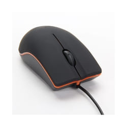 M20 Wired Mouse 1200DPI Computer Office mouse Non-slip matte texture Wired mouse for Business office home laptop - black