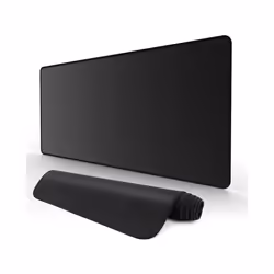 XXL Black Mouse Pad Gaming MousePad Large Mouse pad Gamer Mause Carpet PC Desk Mat keyboard pad Computer Mouse Pad - black, 7 ...