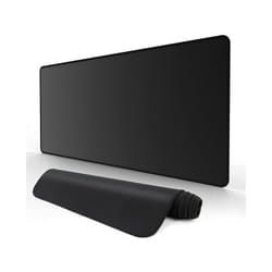 XXL Black Mouse Pad Gaming MousePad Large Mouse pad Gamer Mause Carpet PC Desk Mat keyboard pad Computer Mouse Pad - black, 70x30 cm