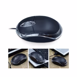 Gaming Mouse Rechargeable USB Backlight Mouse For Laptop Gaming Mice Ergonomic Silent Usb Gamer Mause Computer PC - Black
