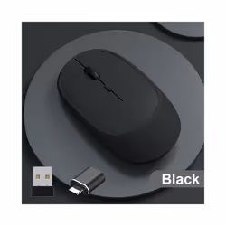 Wireless Mouse Rechargeable Mouse Gamer Dual Modes Bluetooth-compatible USB Mute Mice For Laptop Pad Tablet Macbook Mause - B ...