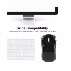 Wireless Mouse Optical Mouse 1600DPI for Mac/ME/Windows PC/Tablet Gaming Office Portable Mouse Optical Mouse Wireless Mouse - pink 2.4G Wireless
