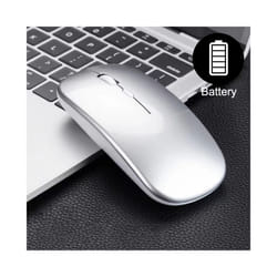 Wireless Mouse Bluetooth compatible 2.4GHz 1600DPI USB Rechargeable RGB Light Portable Mouse For Laptop Computer PC Macbook Game - 2.4G BT Battery
