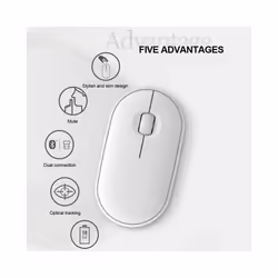 Silent Mouse M350 Bluetooth Dual -mold Wireless Office Mouse 2.4G+Bluetooth Dual -mode Laptop High Precision Battery Mouse - 1