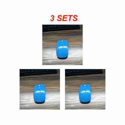 Ultra Thin USB Optical Wireless Mouse Gamer Receiver Super Slim Gaming Mouse Cordless Computer PC Laptop Desktop - E 3PCS