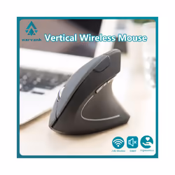 Warvank FK12 Vertical Mouse Ergonomic Rechargeable Wireless Mice Silent Office Mouse for Laptop PC Computer Desktop - FK12 2.4G Wireless