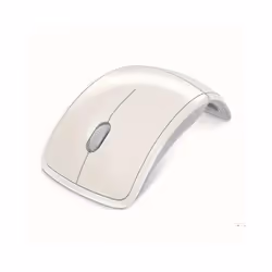 Wireless Mouse Portable Computer Foldable Mouse Mini FoldMice For Laptop PC Desktop Ergonomic USB Mouse - ZD07 White