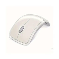 Wireless Mouse Portable Computer Foldable Mouse Mini FoldMice For Laptop PC Desktop Ergonomic USB Mouse - ZD07 White