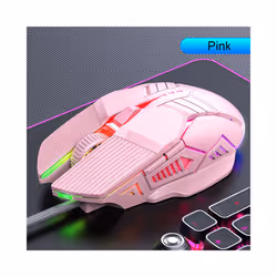 3200DPI Ergonomic Wired Gaming Mouse USB Mouse Gaming RGB Mause Gamer Mouse 6 Button LED Silent Mice for PC Laptop Computer - ...
