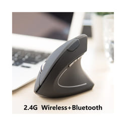 Warvank FK12 Vertical Mouse Ergonomic Rechargeable Wireless Mice Silent Office Mouse for Laptop PC Computer Desktop - FK12L Bluetooth