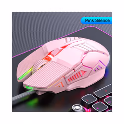 3200DPI Ergonomic Wired Gaming Mouse USB Mouse Gaming RGB Mause Gamer Mouse 6 Button LED Silent Mice for PC Laptop Computer - ...