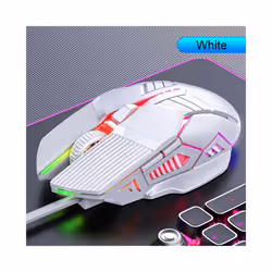 3200DPI Ergonomic Wired Gaming Mouse USB Mouse Gaming RGB Mause Gamer Mouse 6 Button LED Silent Mice for PC Laptop Computer - ...