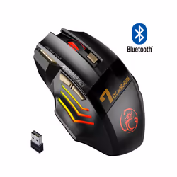Rechargeable Wireless Mouse Gamer For Computer RGB Gaming Mouse Bluetooth USB Mouse Silent Ergonomic Mause For Laptop PC Mic ...