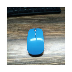Ultra Thin USB Optical Wireless Mouse Gamer Receiver Super Slim Gaming Mouse Cordless Computer PC Laptop Desktop - E