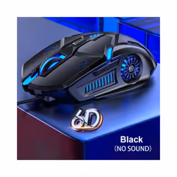 G5 Wired Gaming Mouse Colorful Backlight 6 Button Silent Mouse 4-Speed 3200 DPI RGB Gaming Mouse  For Computer Laptop Mice -  ...