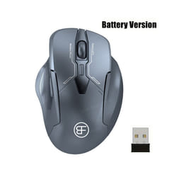 Wireless Gaming Mouse Ergonomic Cordless Mouse with USB Receiver Computer Mouse with 6 Buttons for Laptop PC Computer - A-Gray