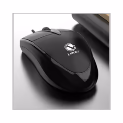 301 Wired Mouse Office Gaming Desktop Computer Laptop Business Mouse USB Optical Mouse - Black