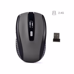 Wireless Mouse Ergonomics Mouse Portable Mobile Optical Office Mouse Adjustable DPI Levels for Notebook PC Laptop MacBook - 2 ...