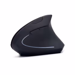Wired Right Hand Vertical Mouse Ergonomic Gaming Mouse 1600DPI USB Optical Wrist Healthy Mouse for PC Computer Laptop - Gray