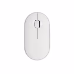 Wireless Bluetooth Mouse Mute Dual Mode Office Wireless Mouse Wireless Mouse for Pc Laptop Computer Game Office Mouse - white