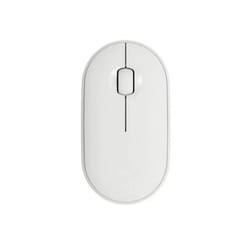 Wireless Bluetooth Mouse Mute Dual Mode Office Wireless Mouse Wireless Mouse for Pc Laptop Computer Game Office Mouse - white