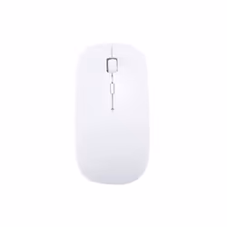 Ultra Thin USB Optical Wireless Mouse Gamer Receiver Super Slim Gaming Mouse Cordless Computer PC Laptop Desktop - A