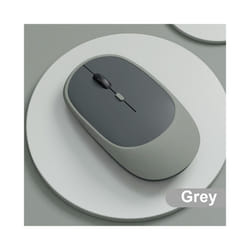 Wireless Mouse Rechargeable Mouse Gamer Dual Modes Bluetooth-compatible USB Mute Mice For Laptop Pad Tablet Macbook Mause - Grey E
