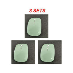 Ultra Thin USB Optical Wireless Mouse Gamer Receiver Super Slim Gaming Mouse Cordless Computer PC Laptop Desktop - C 3PCS