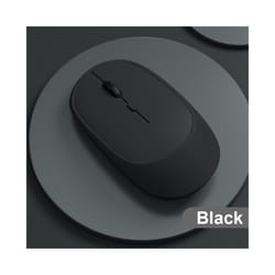 Wireless Mouse Rechargeable Mouse Gamer Dual Modes Bluetooth-compatible USB Mute Mice For Laptop Pad Tablet Macbook Mause - Black B