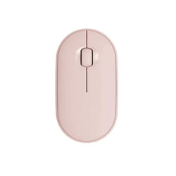 Wireless Bluetooth Mouse Mute Dual Mode Office Wireless Mouse Wireless Mouse for Pc Laptop Computer Game Office Mouse - pink