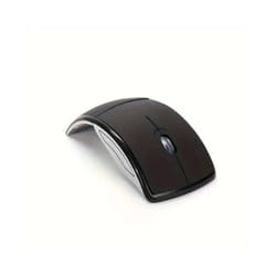 Wireless Mouse Portable Computer Foldable Mouse Mini FoldMice For Laptop PC Desktop Ergonomic USB Mouse - ZD07 Black