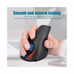 1600DPI USB Vertical Wired Mouse Ergonomic Design Wrist Rest Gaming Mice for PC Laptop Mouse Mouse for Laptop Mouse for Computer - Blue