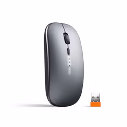 INPHIC M1P Rechargeable Wireless Mouse [Power Display Enhanced Edition] Office Light Sound Laptop Home Ultra Thin Portable -  ...