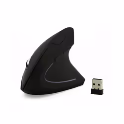 Ergonomic Vertical Mouse Wireless Computer Gaming Mice USB Optical DPI Mouse Right Left Hand For Laptop PC Desktop - Black Ri ...