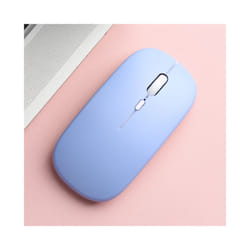 Wireless Bluetooth Mouse, Bluetooth Mouse for MacBook/MacBook air/Pro/iPad, Sleek Portable Wireless Mouse for Laptop Notebook PC - Purple