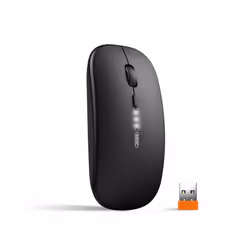 INPHIC M1P Rechargeable Wireless Mouse [Power Display Enhanced Edition] Office Light Sound Laptop Home Ultra Thin Portable -  ...