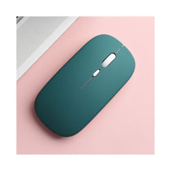 Wireless Bluetooth Mouse, Bluetooth Mouse for MacBook/MacBook air/Pro/iPad, Sleek Portable Wireless Mouse for Laptop Notebook PC - Dark green