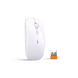 INPHIC M1P Rechargeable Wireless Mouse [Power Display Enhanced Edition] Office Light Sound Laptop Home Ultra Thin Portable -  ...
