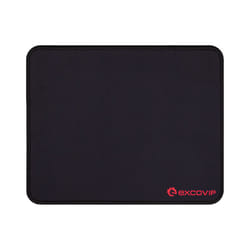 EXCO Office Mouse Pad Small with Stitched Edge Smooth Cloth Gaming Mousepad Non-Slip Rubber Base for Computer Lap - Black Stitched Edge, 250x200x2.5mm