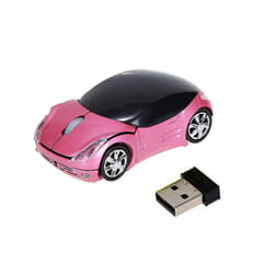 Car Wireless Receiver Mouse Wireless Portable Optical 1600dpi Mouse Mini Suitable for Laptop Accessories Mouse - pink
