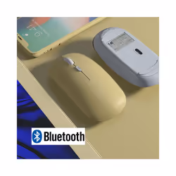 Bluetooth Mouse For iPad Samsung MatePad Lenovo MiPad Android Windows Tablet Battery Wireless Mouse For Laptop Notebook Computer - green