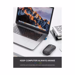 Undetectable Mouse Mover Keeps Computer Awake Simulate Mouse USB Mouse Jiggler Seenda Computer Accessories - Blue