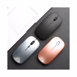 Wireless Bluetooth Mouse, Bluetooth Mouse for MacBook/MacBook air/Pro/iPad, Sleek Portable Wireless Mouse for Laptop Notebook PC - White